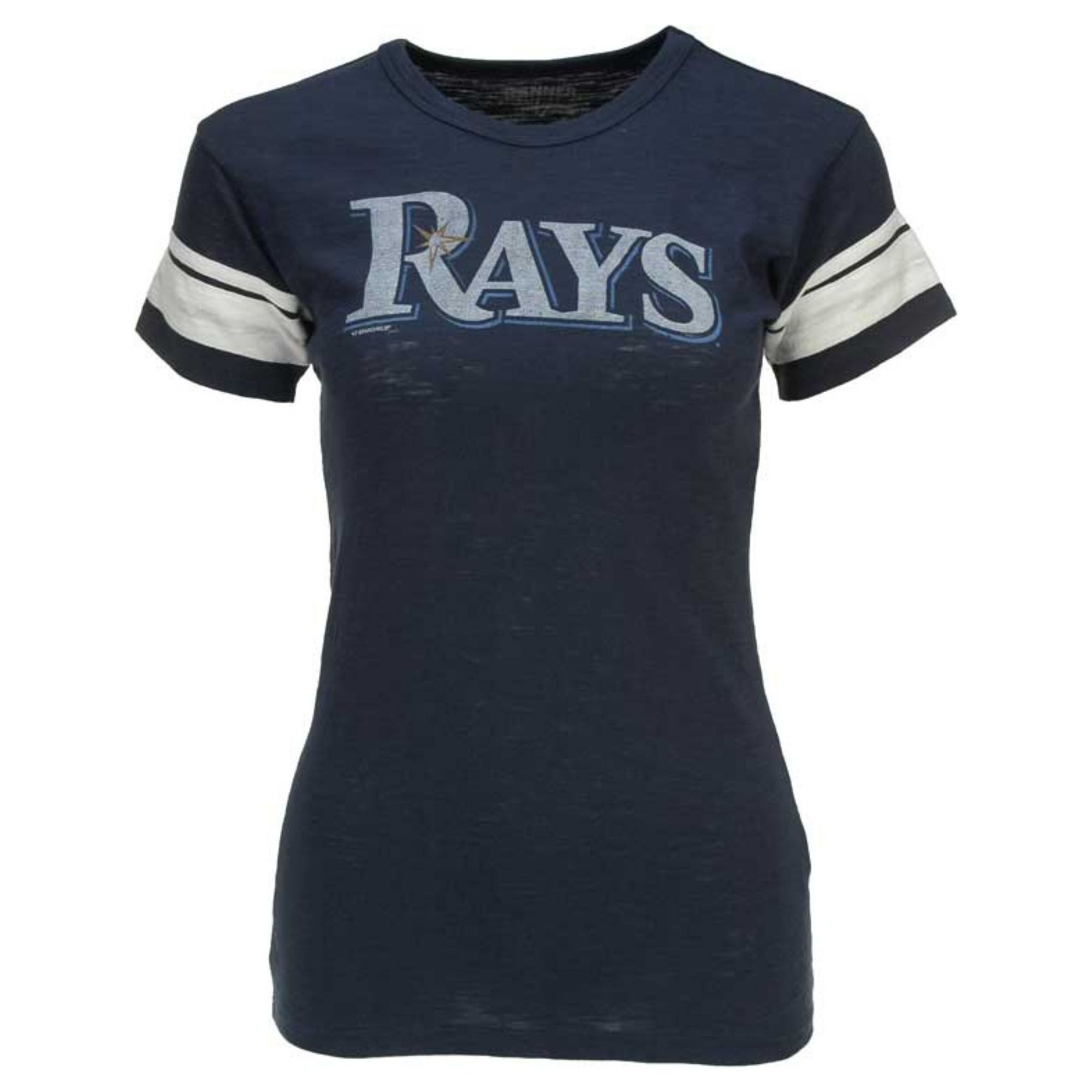 47 Brand Womens Shortsleeve Tampa Bay Rays Tshirt in White (Navy/White
