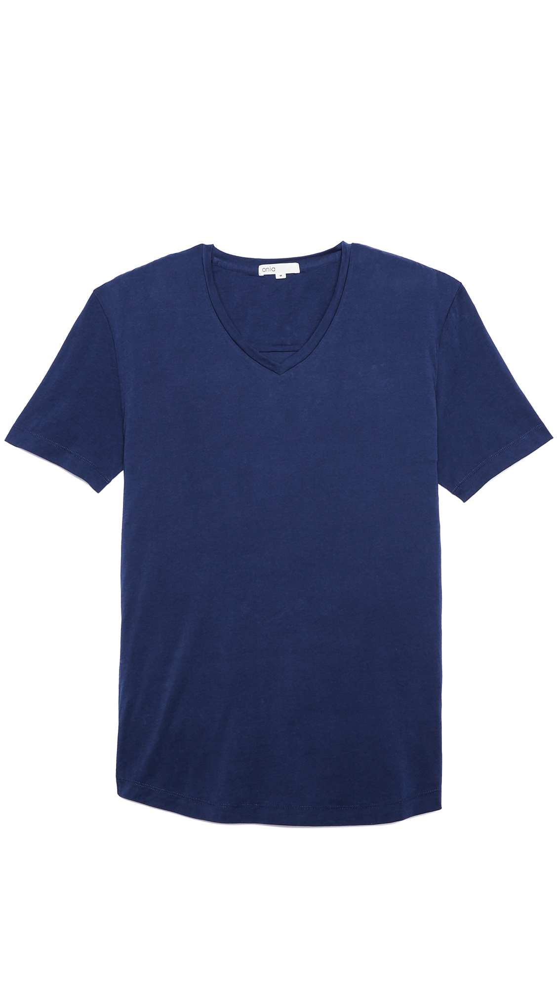 navy t shirt v neck