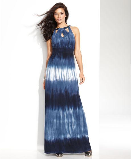inc tie dye maxi dress