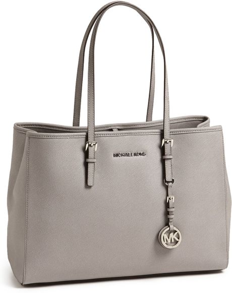 michael kors gray tote bag