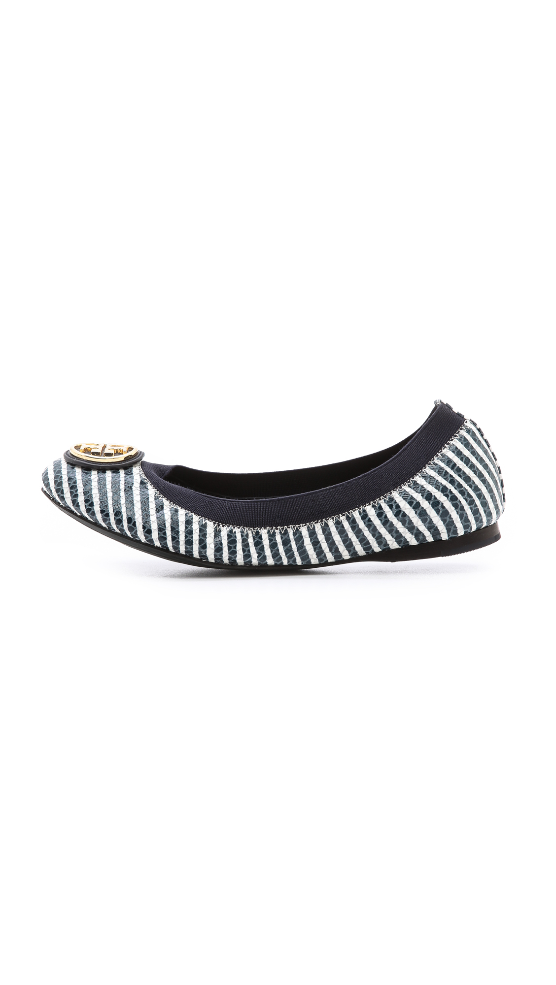 tory burch flats elastic