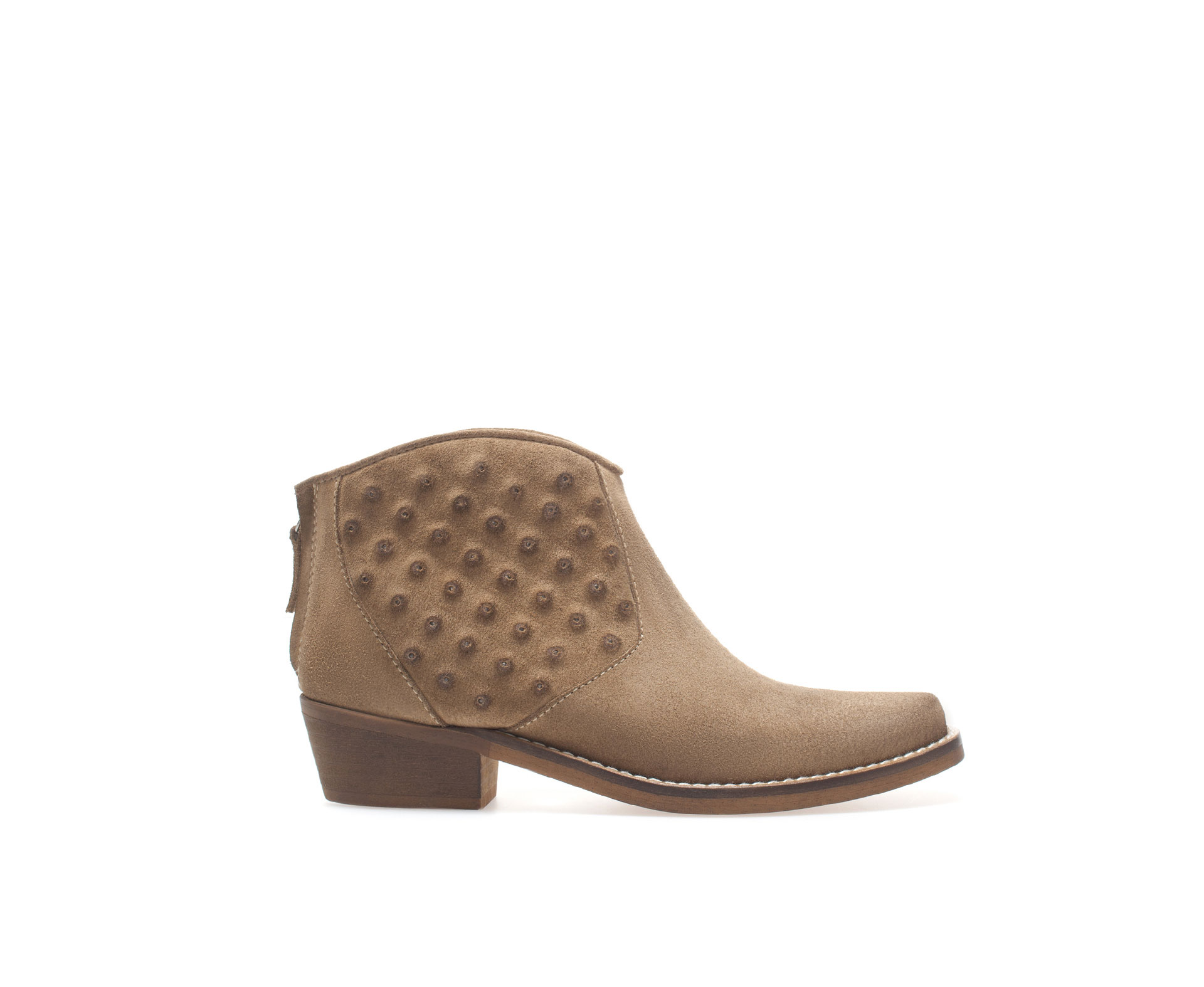 flat studded boots