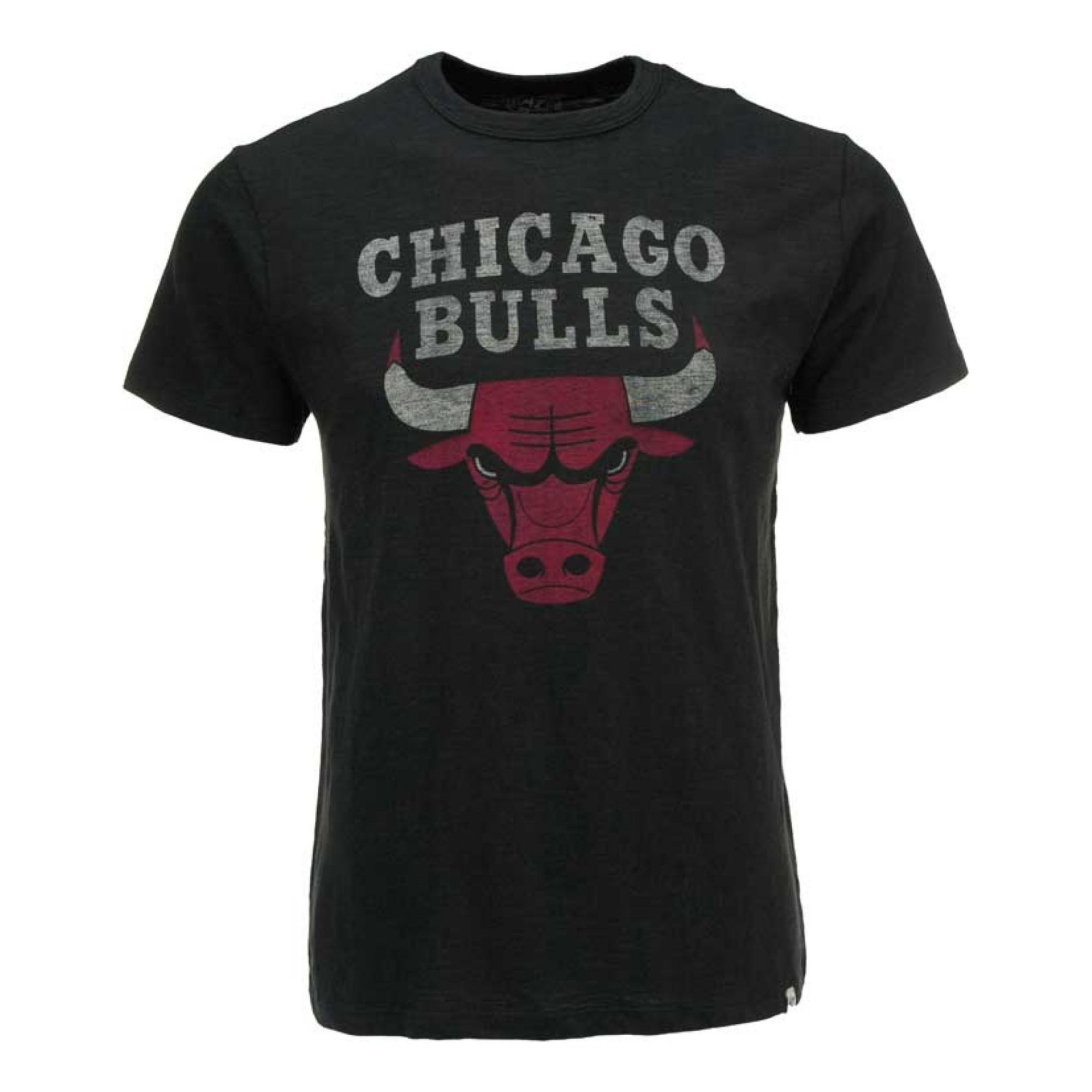47 Brand Men'S Chicago Bulls Wordmark Scrum TShirt in Black for Men Lyst