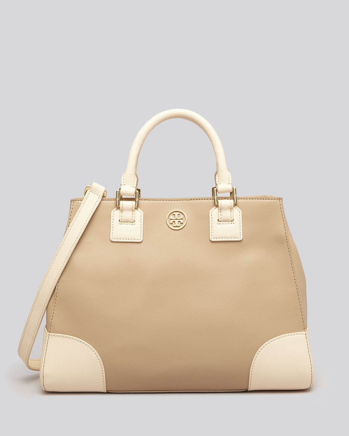 tory burch robinson triangle tote