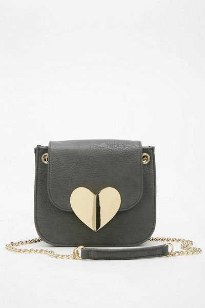 Urban Outfitters Cooperative Heartbreaker Crossbody Bag in Gray (GREY)