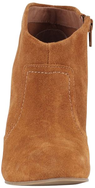 Aldo Josseline Block Almond Toe Boots in Brown (Cognac) - Lyst