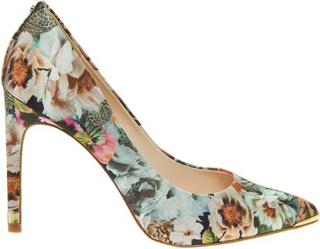 Asos Ted Baker Luceey Tangled Rose Printed Court Shoes in Floral (Multi) | Lyst