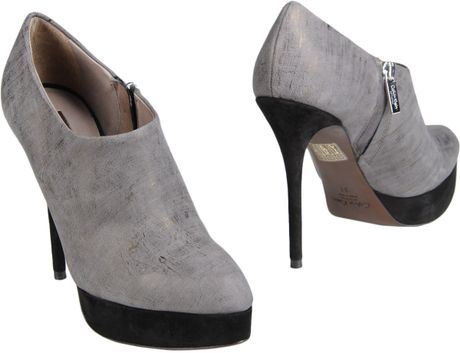 calvin klein grey suede boots