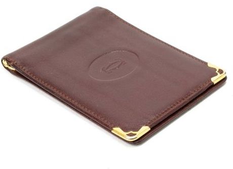 cartier mens leather wallet