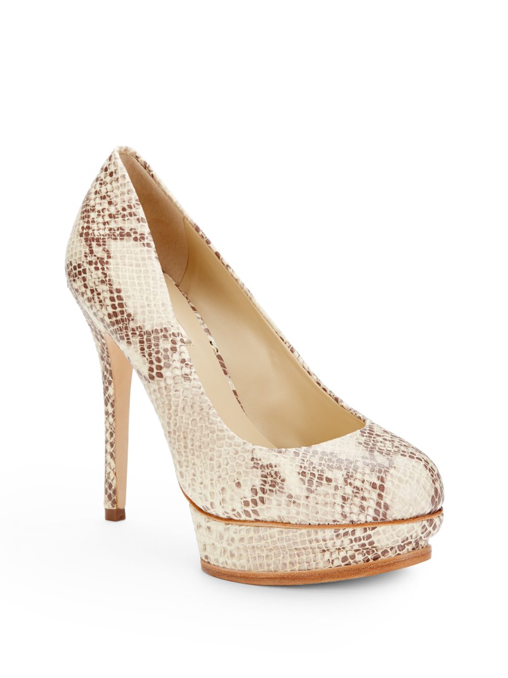 pamela snake embossed leather tall boot