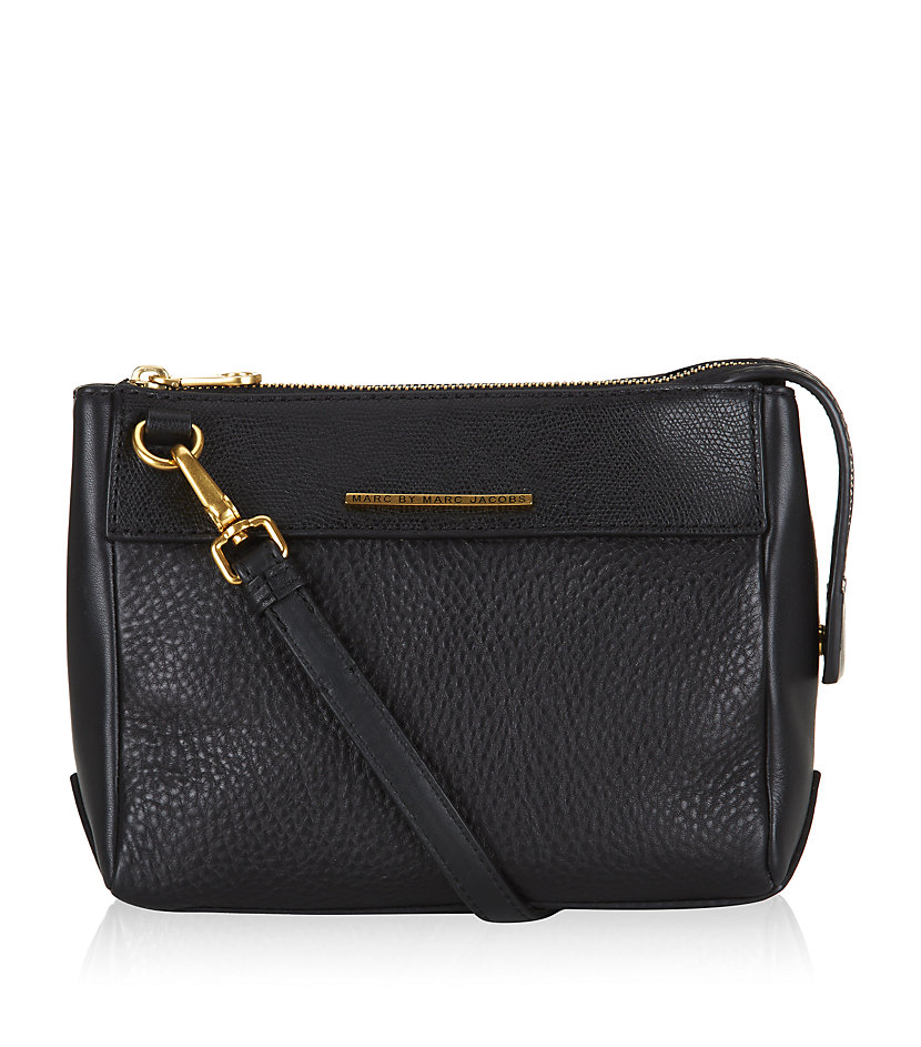 Marc By Marc Jacobs Small Sheltered Island Crossbody Bag in Black (gold) | Lyst