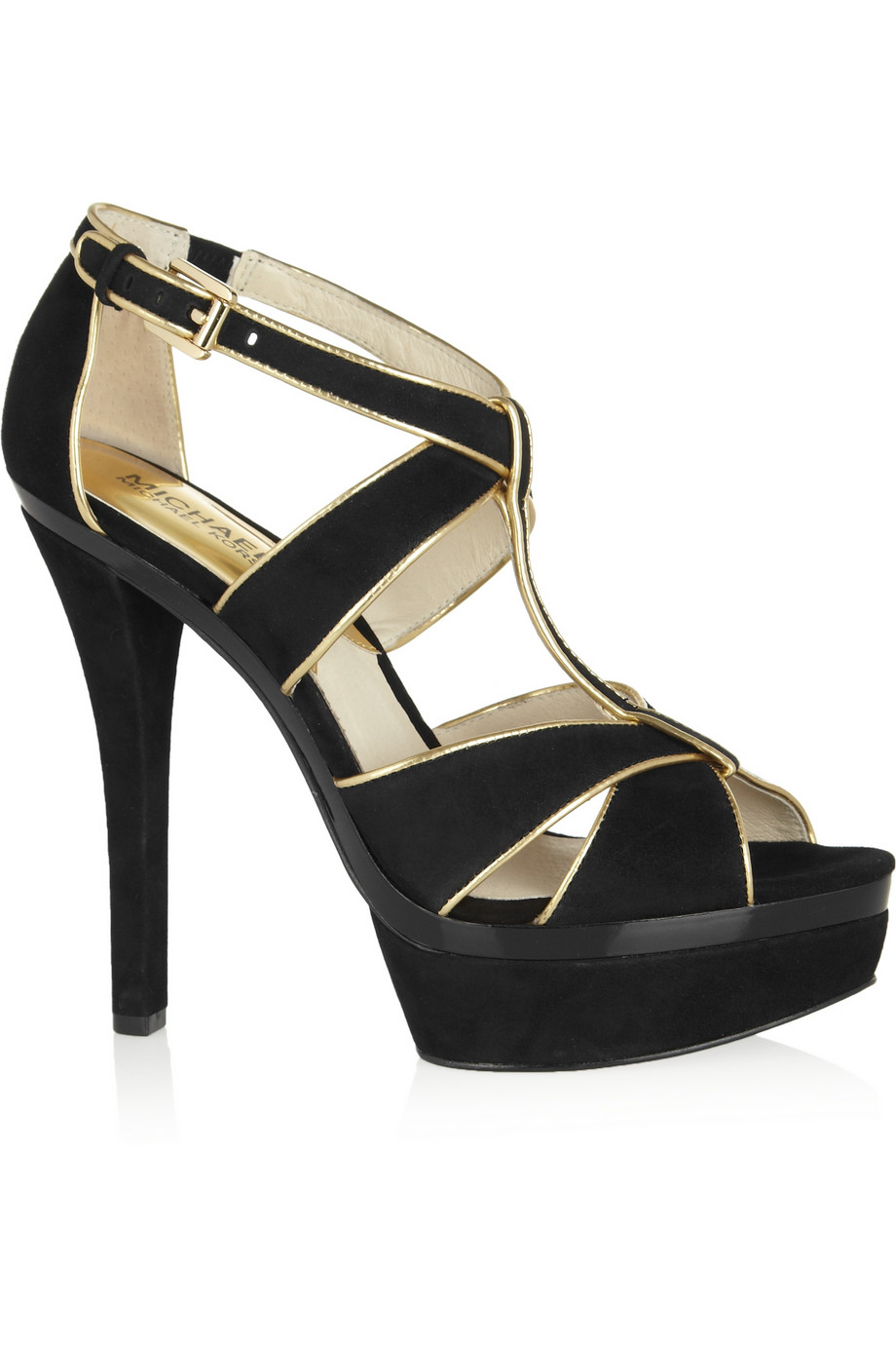 michael kors platform sandals black