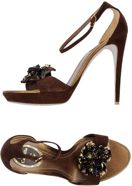 rene caovilla platform sandals