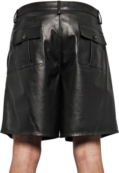 men in leather shorts