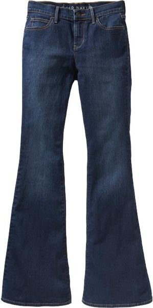 Old Navy Hirise Retro Flare Jeans in Blue (Senegal) | Lyst