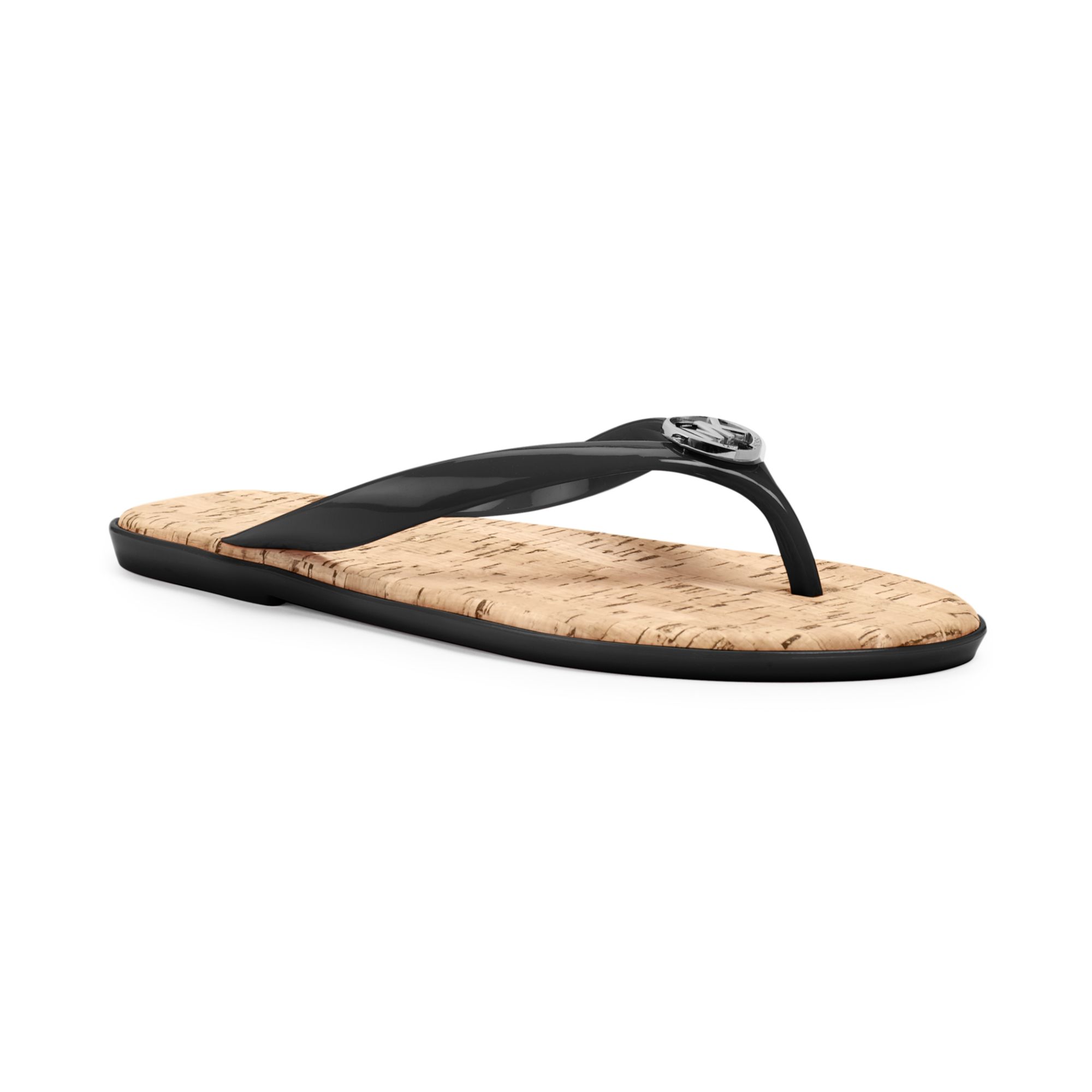 michael kors flat jelly sandals