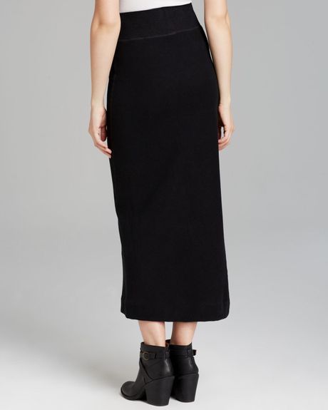 twisted maxi skirt