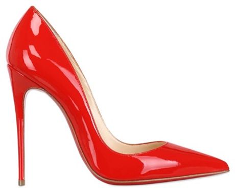 Christian Louboutin 120mm So Kate Patent Leather Pumps in Red | Lyst