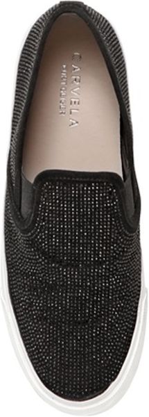 kurt geiger carvela slip on trainers
