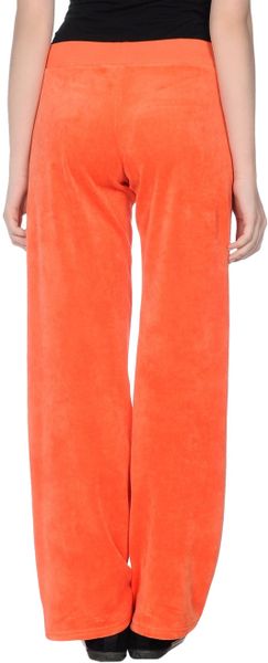 women orange sweatpants