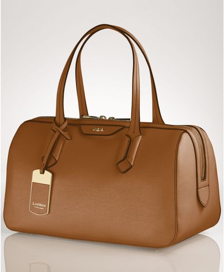 ralph lauren barrel satchel