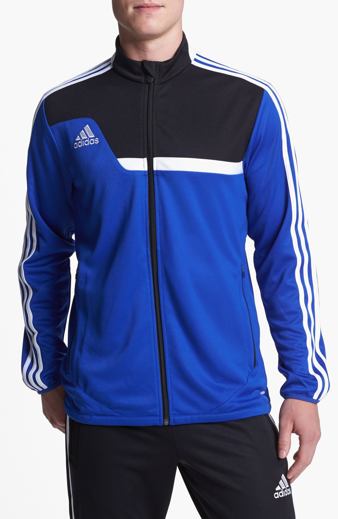Adidas Tiro 13 Training Jacket in Blue for Men (Cobalt/ Black/ White