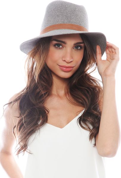 janessa leone rhonda hat oxford mix