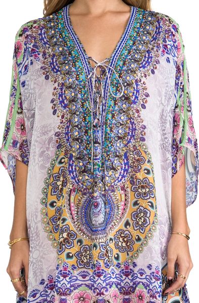 blue camilla kaftan
