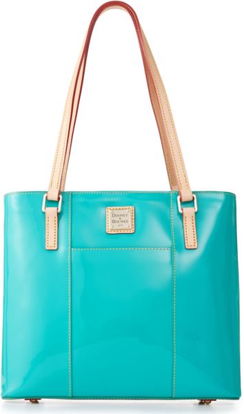 dooney and bourke patent leather shopper