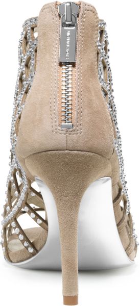 MICHAEL Michael Kors Yvonne Crystallized Cage Bootie in 