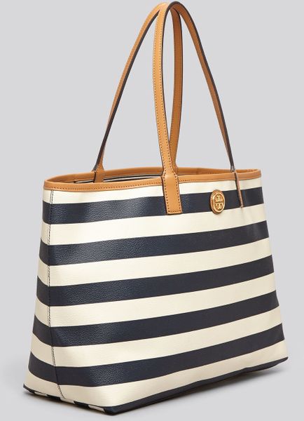 tory burch kerrington stripe tote