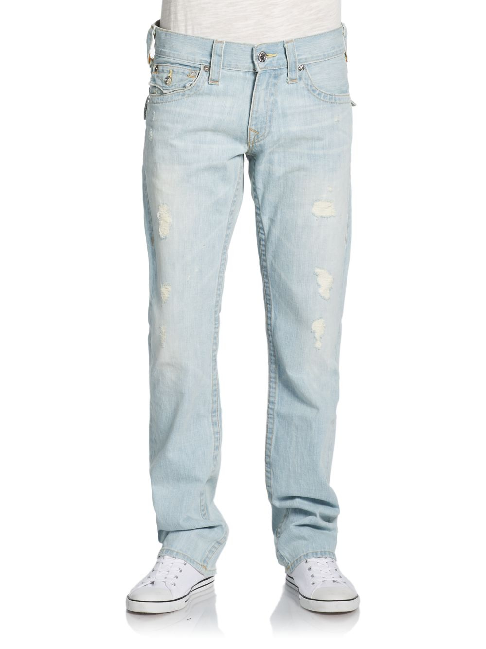 light blue true religion jeans