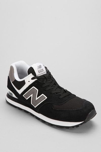 New Balance 574 Core Running Sneaker in Black for Men | Lyst