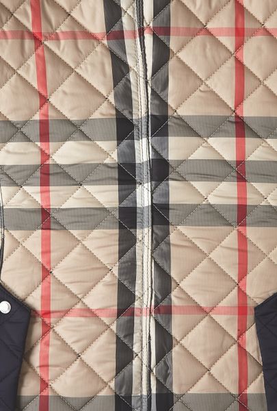 burberry quilted jacket small