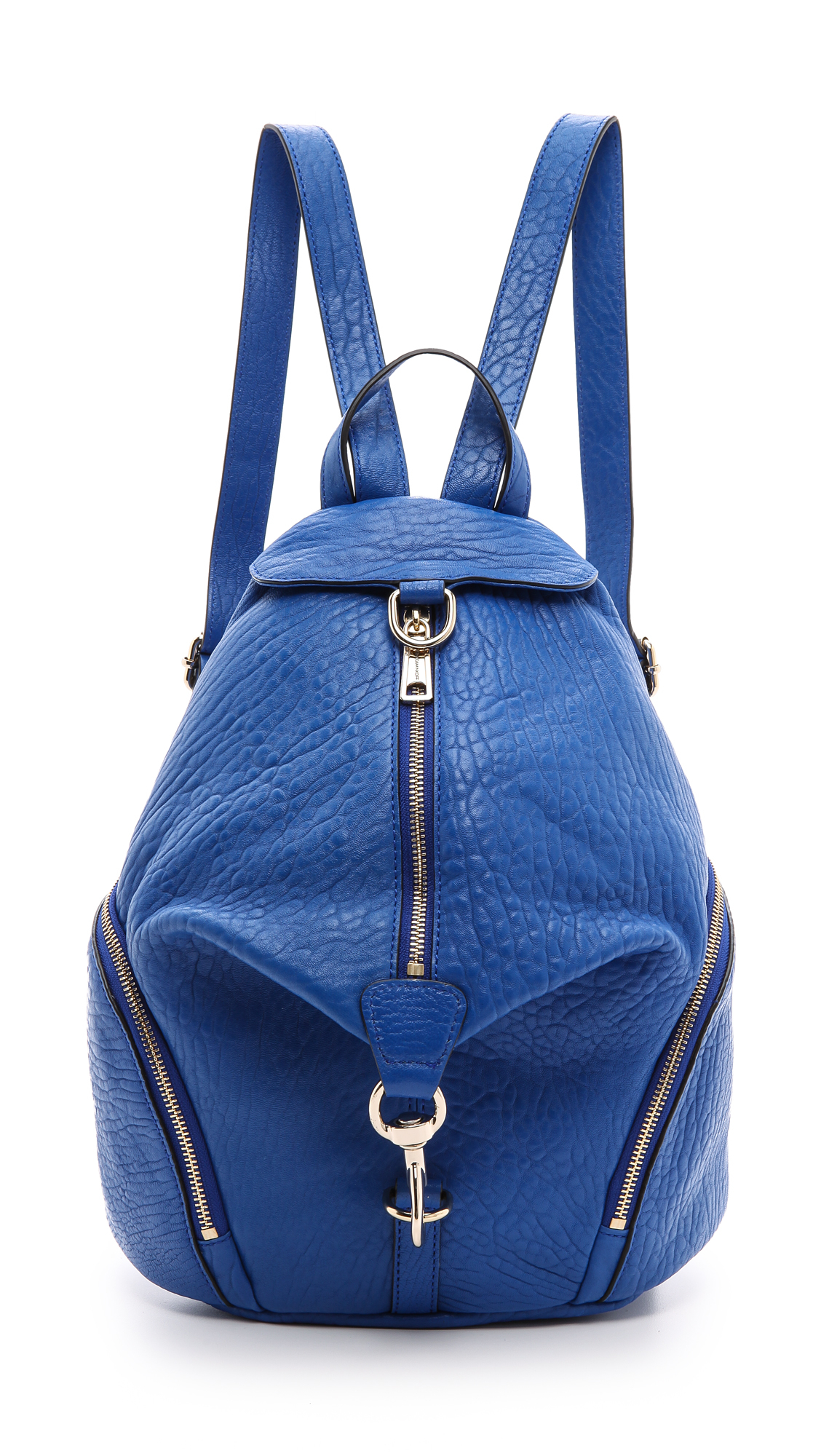 Rebecca Minkoff Julian Backpack Bright Blueblack in Blue (Bright Blue