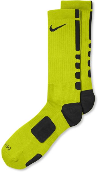 nike elite basketball socks green