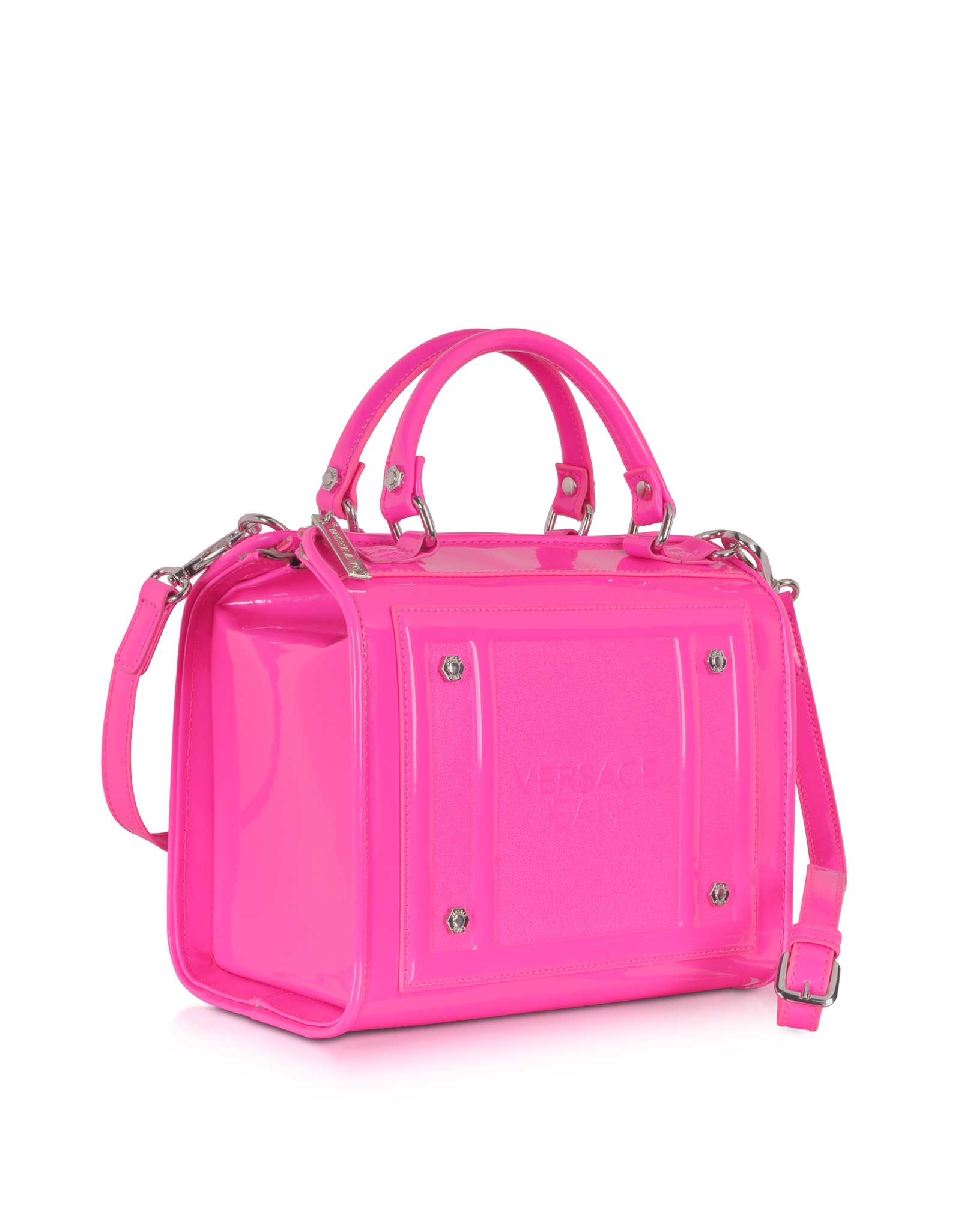 versace jeans pink bag