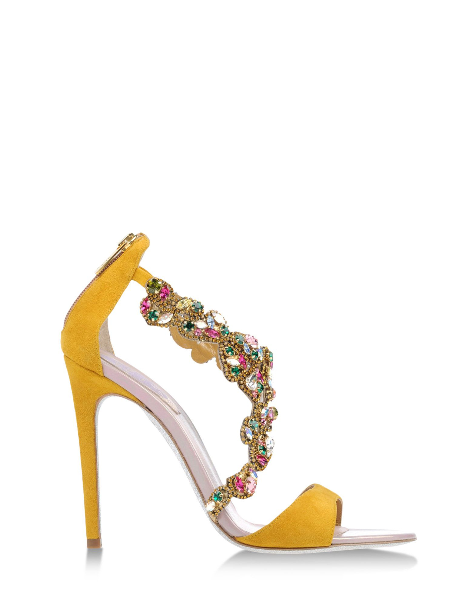 ochre colour sandals