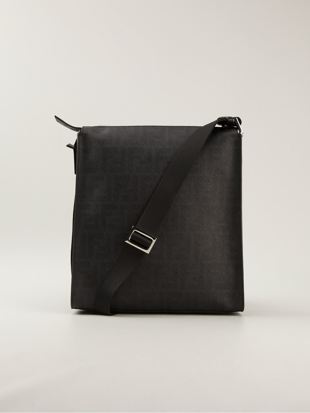 Fendi Zucca Gradient Messenger Bag in Black for Men Lyst