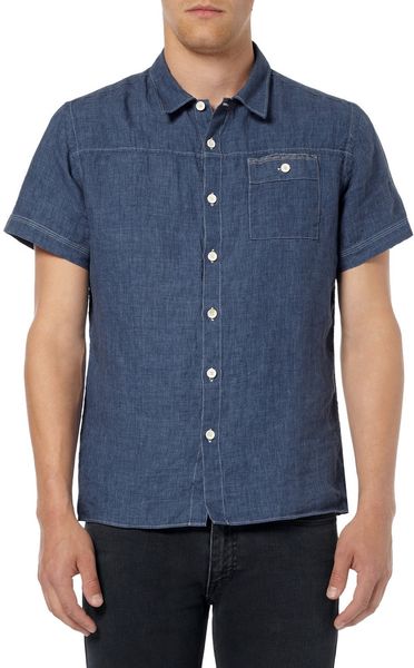 billy reid short sleeve shirt