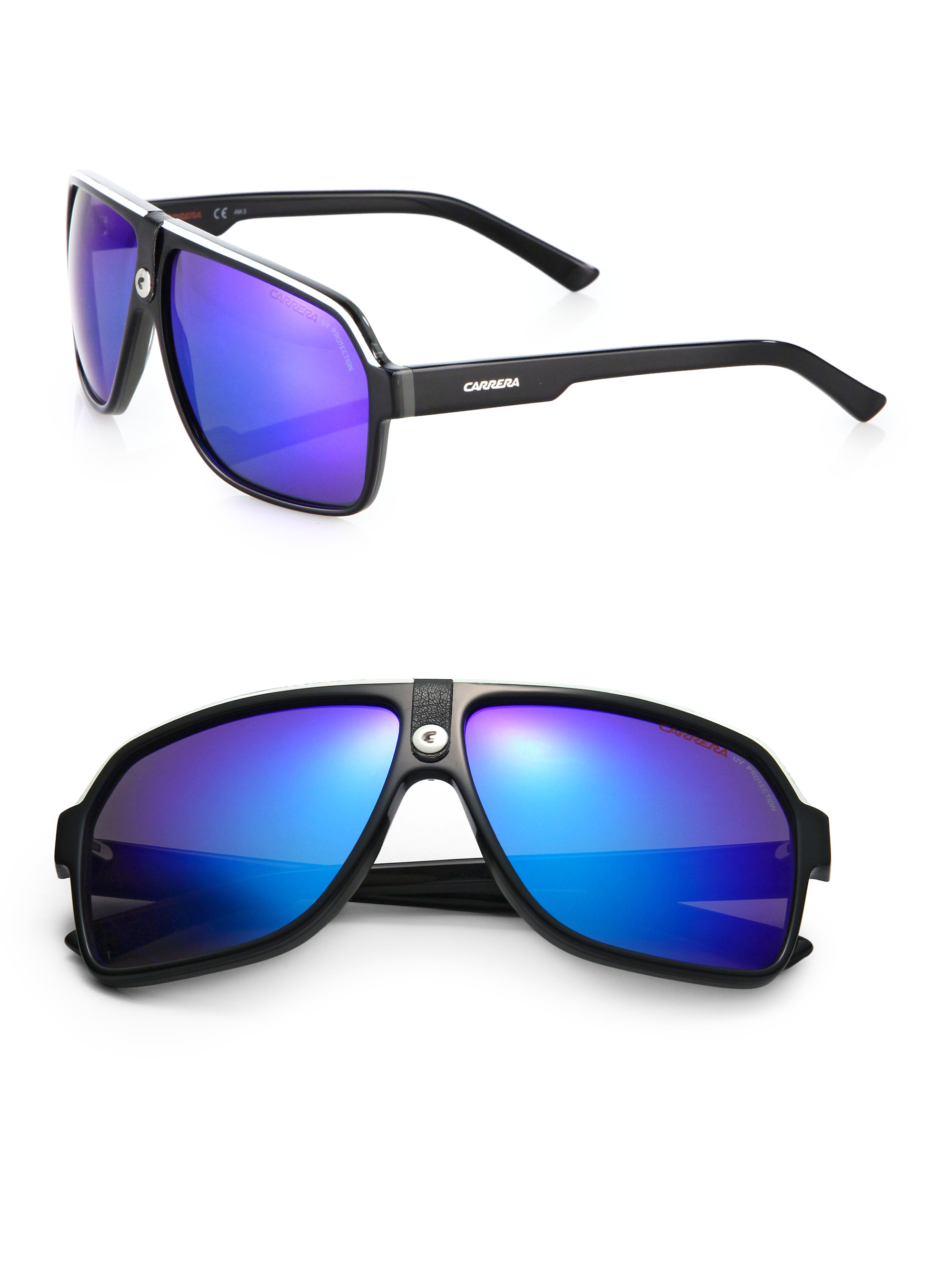 Carrera Aviator Sunglasses In Purple For Men Black Lyst