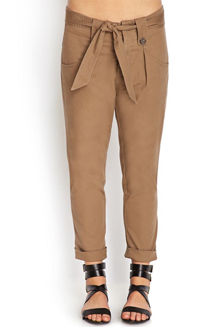 forever 21 khaki cargo pants