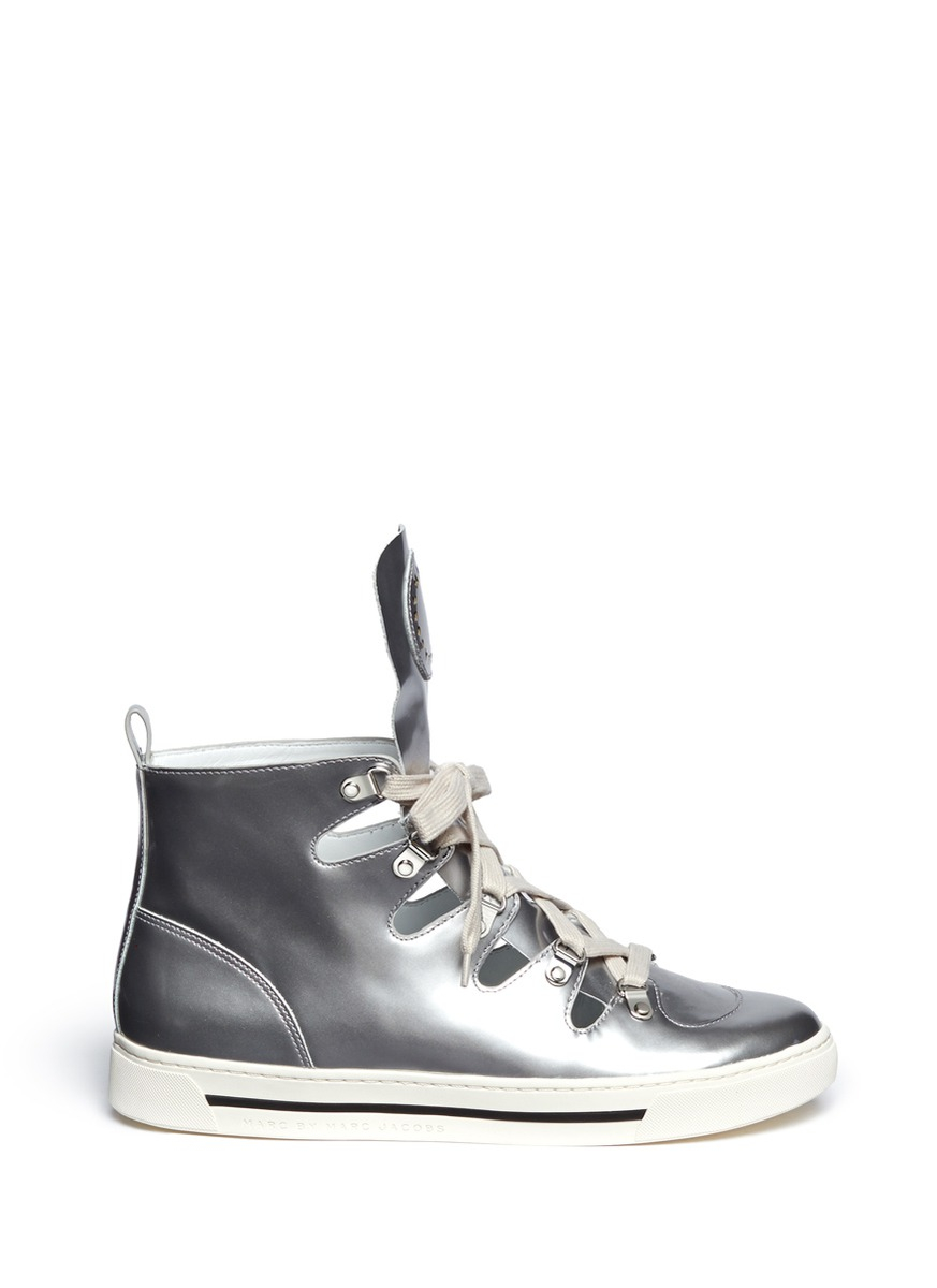 marc jacobs silver shoes