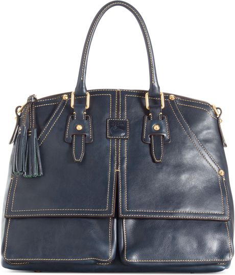 the large clayton leather satchel