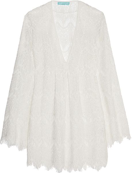 melissa odabash white kaftan