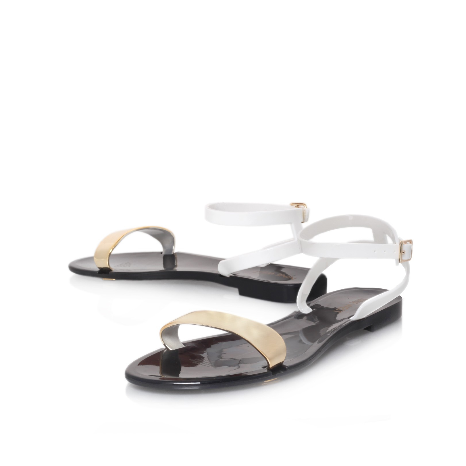 Nine west barnacle flat sandals. Sandals. Low (39mm and below). Upper ...