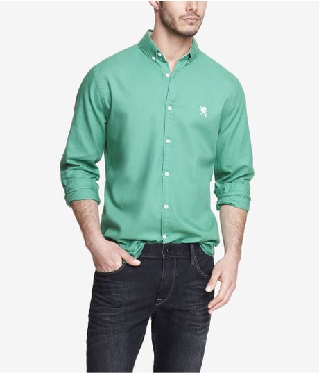 racing green oxford shirt