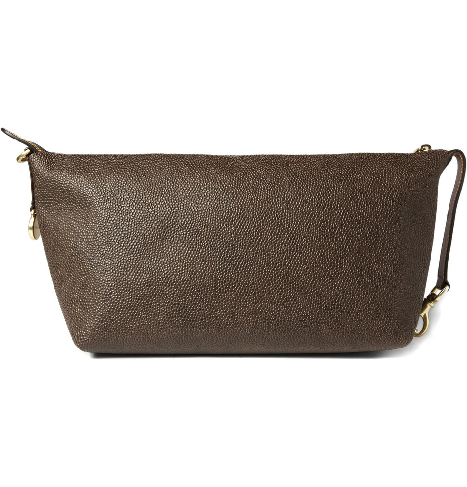 mulberry men's leather wash bag
