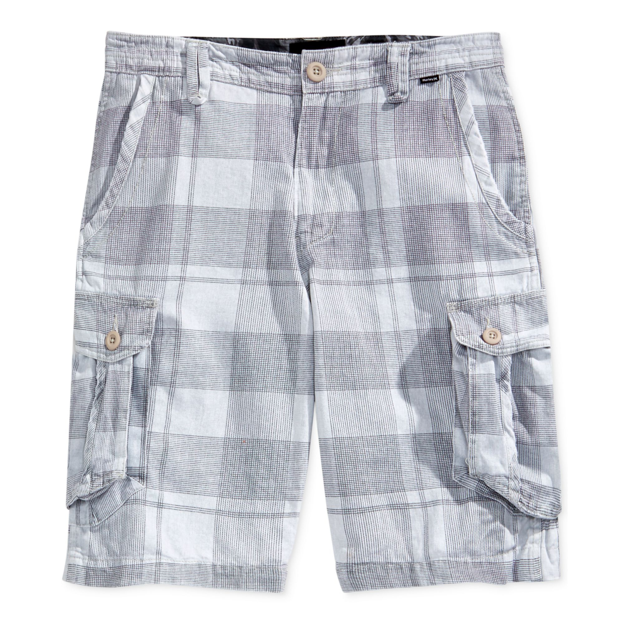 Hurley One And Only Driver Cargo Shorts in Gray for Men (White) Lyst