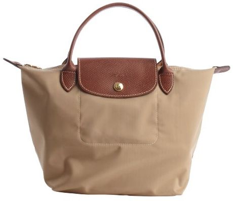 longchamp le pliage beige l